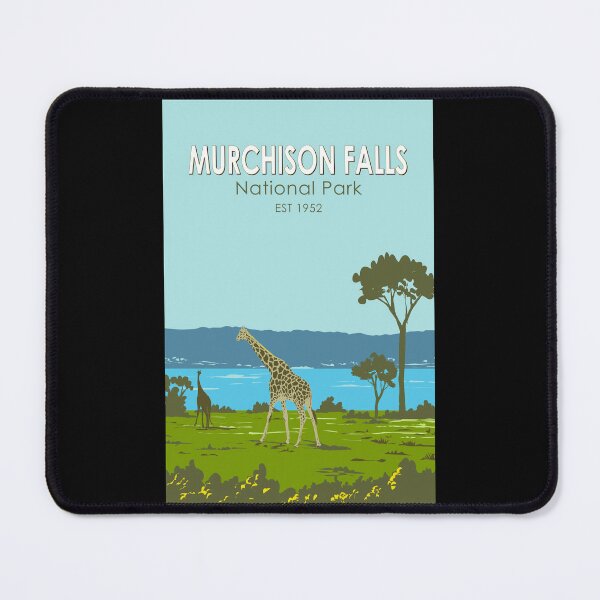 Item preview, Murchison Falls National Park Uganda Travel Art Vintage designed and sold by KrisSidDesigns.