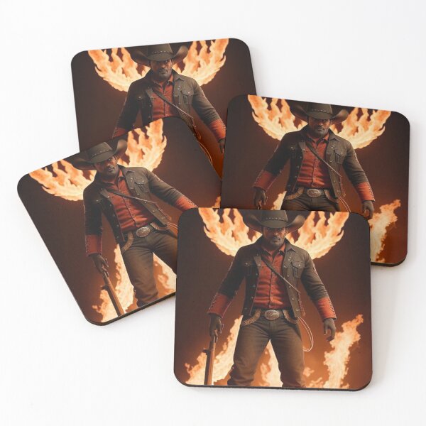 Item preview, Infernal Wrangler 8 - Demon Cowboy Art designed and sold by craftyblinders9.