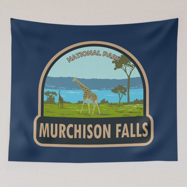 Item preview, Murchison Falls National Park Uganda Travel Art designed and sold by KrisSidDesigns.