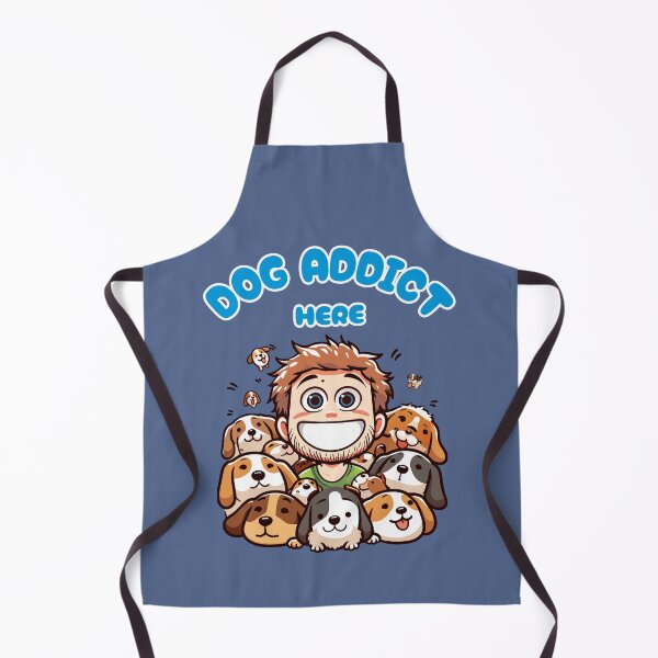 Item preview, Dog Addict. Guy Toon designed and sold by Alluring Strokes Repository.