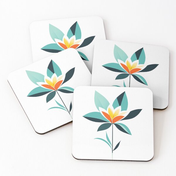 Item preview, Flower in minimal colors designed and sold by AD-Digital-Art.