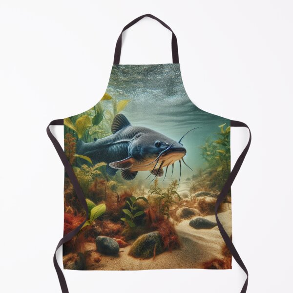 Item preview, River Rendezvous - Catfish in the Swirling Waters designed and sold by ProgressMagnet.