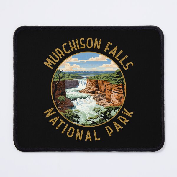 Item preview, Murchison Falls National Park Retro Distressed Circle designed and sold by KrisSidDesigns.