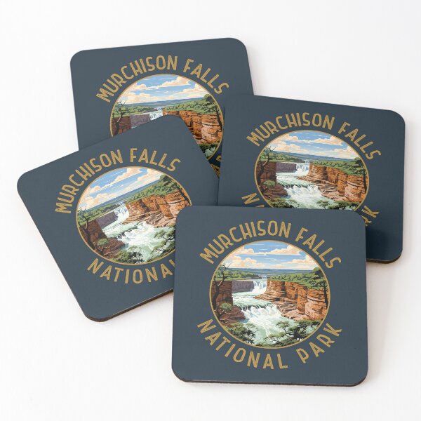 Item preview, Murchison Falls National Park Retro Distressed Circle designed and sold by KrisSidDesigns.