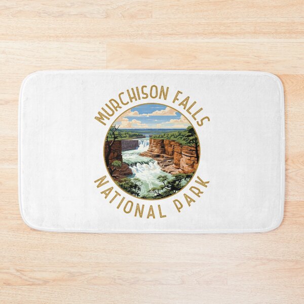 Item preview, Murchison Falls National Park Retro Distressed Circle designed and sold by KrisSidDesigns.