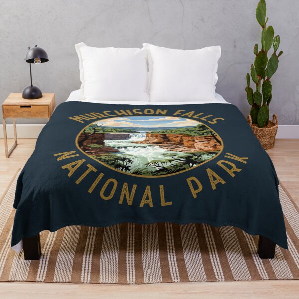 Item preview, Murchison Falls National Park Retro Distressed Circle designed and sold by KrisSidDesigns.