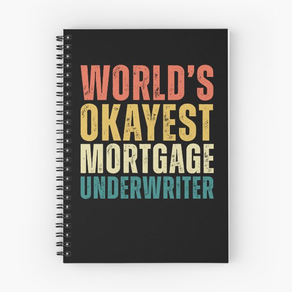 Item preview, Retro Worlds Okayest Mortgage Underwriter designed and sold by kamrankhan.
