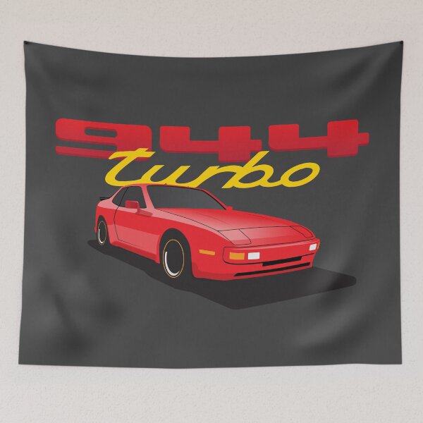 Item preview, Porsche 944 turbo illustration designed and sold by blackdogshop.