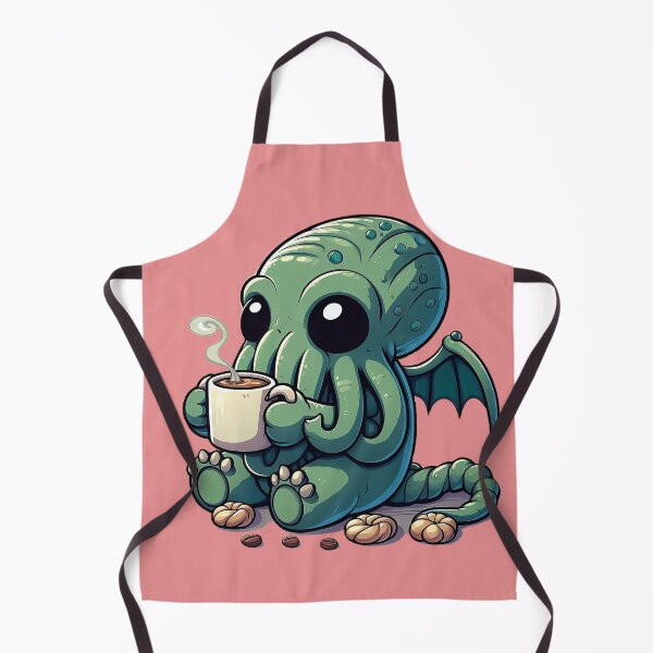 Artikelvorschau, Netter Cthulhu, der Kaffee trinkt entworfen und verkauft von Lorefinder.