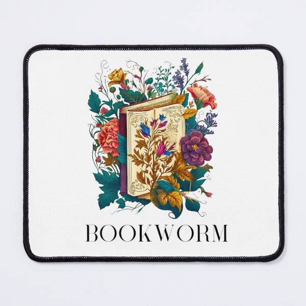 Item preview, Victorian style Bookworm book graphic designed and sold by Susan-Marie220.