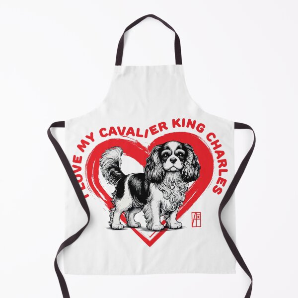Item preview, I Love My Cavalier King Charles Spaniel - I Love my dog - Sociable dog designed and sold by ArtProjectShop.