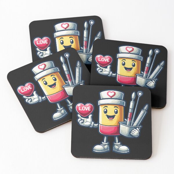 Item preview, Nurse Valentines Day  designed and sold by NawalMagdy.