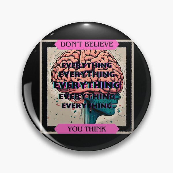 Item preview, Don't Believe Everything You Think Philosophy | Anxiety designed and sold by StoicStreet.