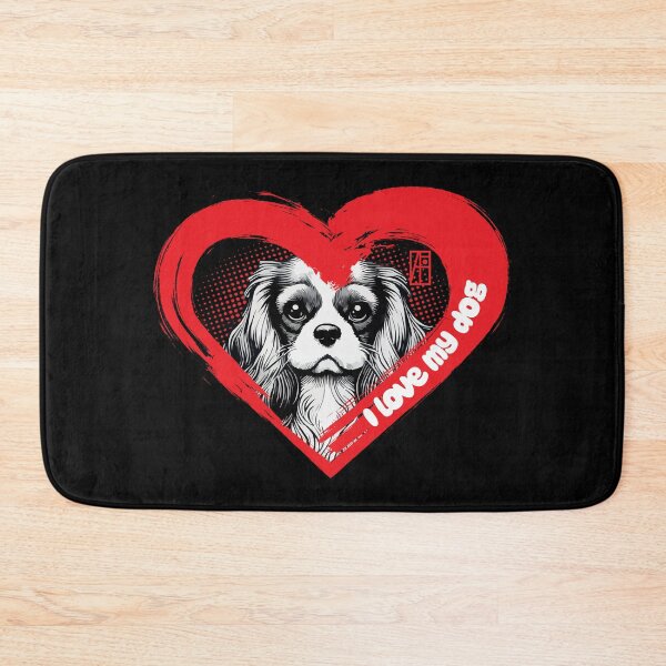 Item preview, I Love My Cavalier King Charles Spaniel - Sociable dog - I Love my dog designed and sold by ArtProjectShop.