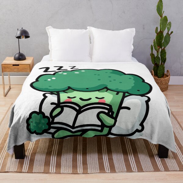 Item preview, Cute Broccoli Sleeping designed and sold by BluRockDesigns.
