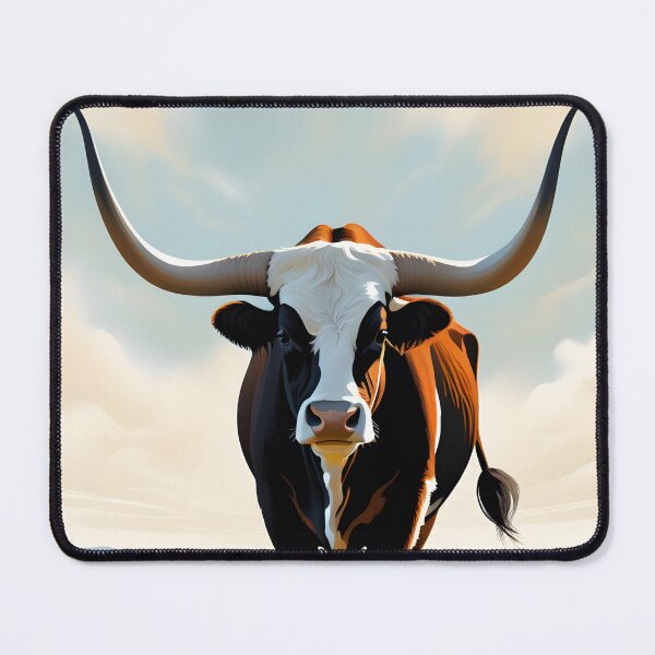 Item preview, Harmony on the Horizon: Graceful Longhorn Pasture designed and sold by ZipperDragon88.