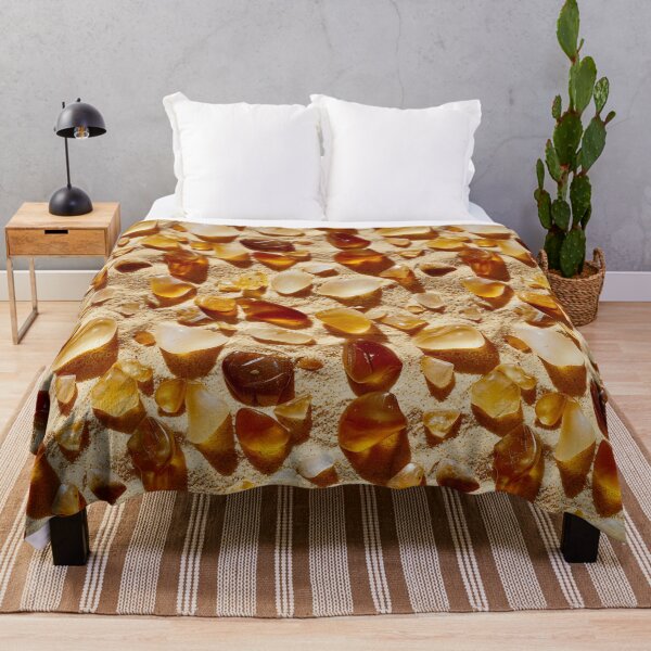Item preview, Amber Stones on Beach Pattern designed and sold by Narkusdesign.