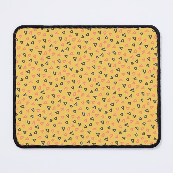Item preview, Pink Black & Yellow Triangles Seamless Repeating Continuous Pattern  designed and sold by Alchemy-A-La-G.