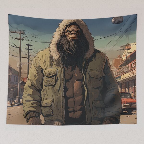 Item preview, Sasquatch | Hip Hop style designed and sold by ComicsFactory.