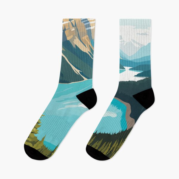Item preview, Peyto Lake Canada Travel Art Vintage designed and sold by KrisSidDesigns.