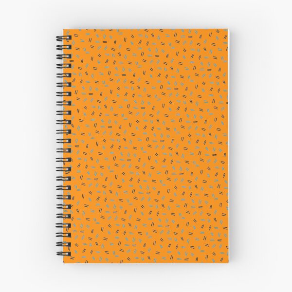 Item preview, Orange & Blue Doodle Seamless Repeating Continuous Pattern Design designed and sold by Alchemy-A-La-G.