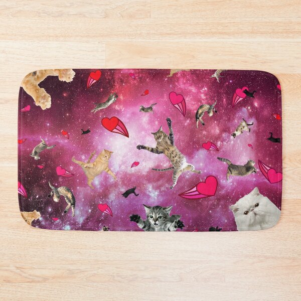 Item preview, Cats in a Valentine Space designed and sold by WonderFlux.