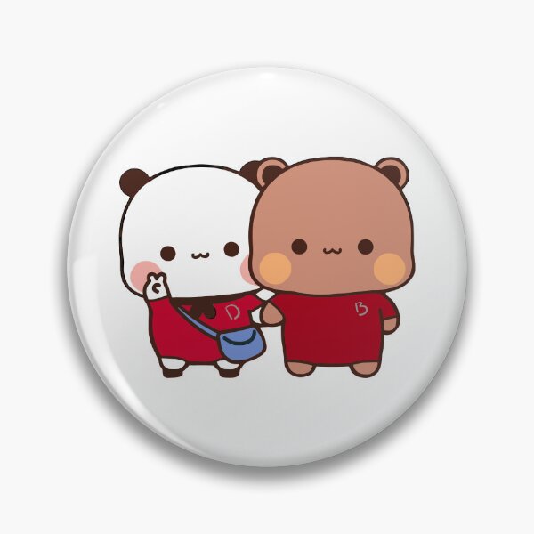 Item preview, DuDu Bear and BuBu Panda wearing in Red designed and sold by Pandety.