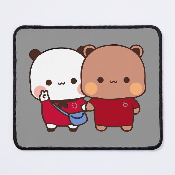 Item preview, DuDu Bear and BuBu Panda wearing in Red designed and sold by Pandety.