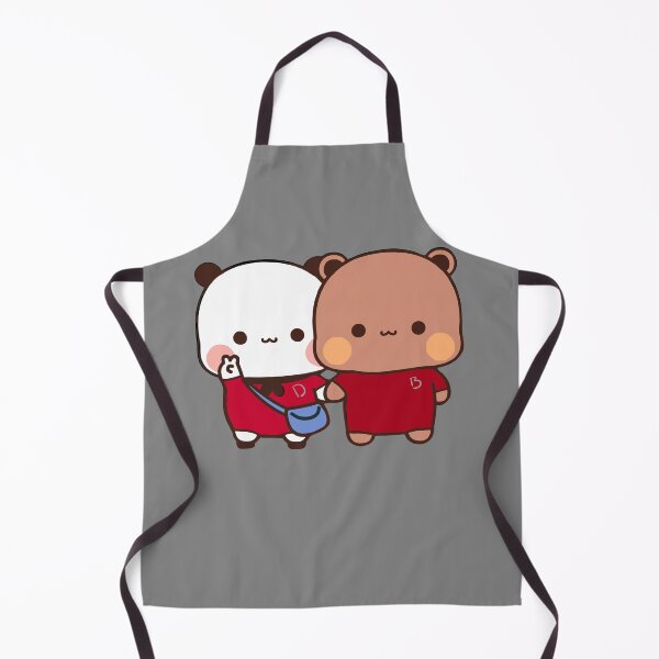 Item preview, DuDu Bear and BuBu Panda wearing in Red designed and sold by Pandety.