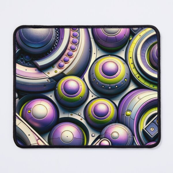 Item preview, Abstract Mechanical Artistry Lime and Lavender Design Volume 9 designed and sold by mymagicstoreus.