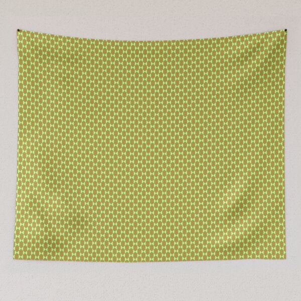 Item preview, Orange & Green Triangles Seamless Repeating Continuous Pattern Design designed and sold by Alchemy-A-La-G.