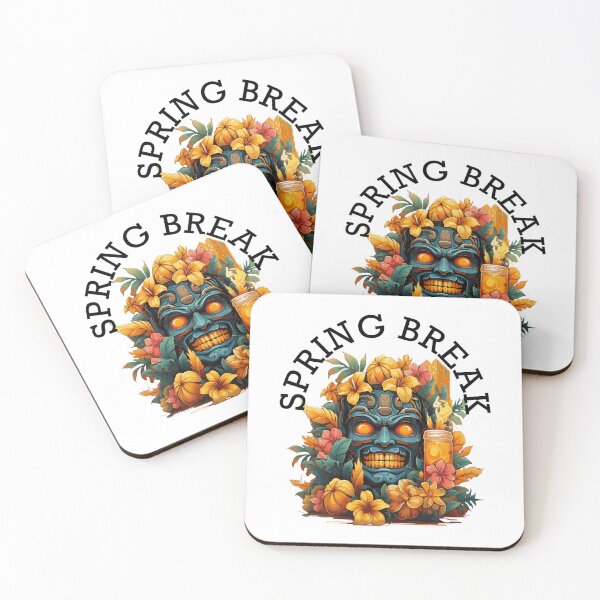 Item preview, Tiki Tropical Vacation - Spring Break (Black Lettering) designed and sold by VelvetRoom.
