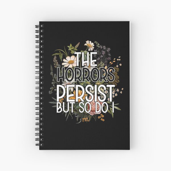 Aperçu de l'œuvre Les horreurs persistent mais moi aussi Humour Flower créée et vendue par Chmielayka.