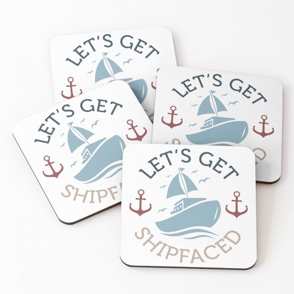 Item preview, Let's Get Shipfaced Nautical Art designed and sold by Compass and a Camera.