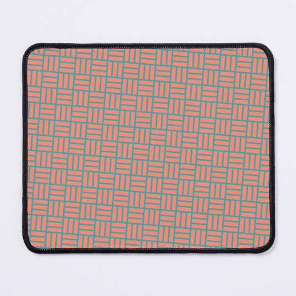Item preview, Peach & Teal Cubes Seamless Repeating Continuous Pattern Design designed and sold by Alchemy-A-La-G.