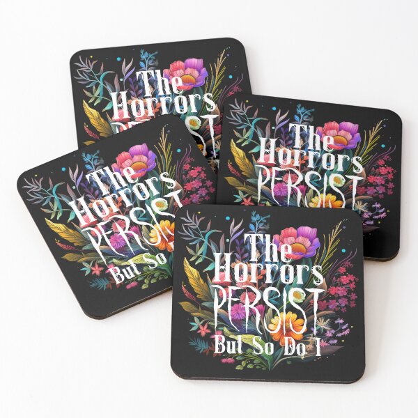 Item preview, The Horrors Persist But So Do I Humor Flower designed and sold by Chmielayka.