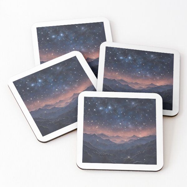 Item preview, Starry Night in the Mountains designed and sold by Just Noodlin'.