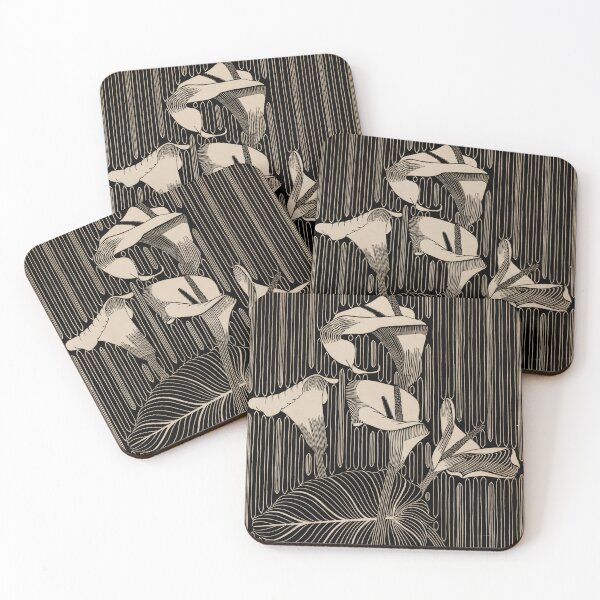 Item preview, Arum Lily Flowers 1919  Samuel Jessurun de Mesquita designed and sold by RocketshipRetro.