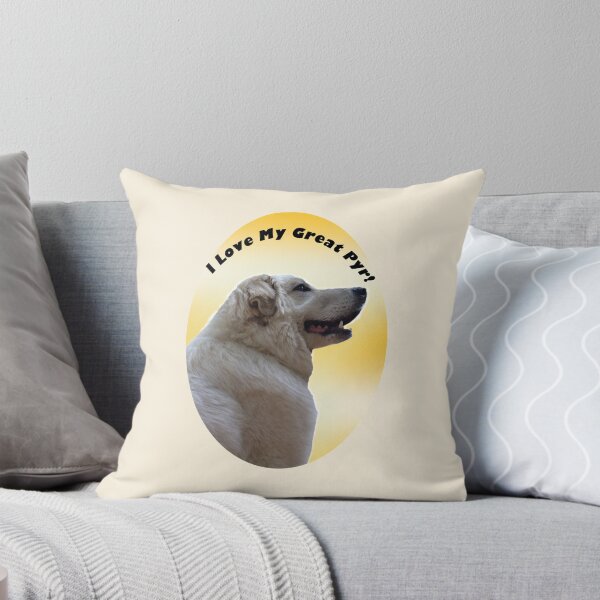 Item preview, I Love My Great Pyr! - Great Pyrenees Mountain Dog designed and sold by VisionQuestArts.