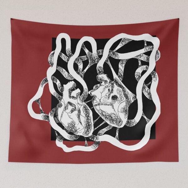 Item preview, Entangled Hearts designed and sold by NinnowsVariety.