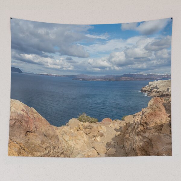 Item preview, View at Akrotiri Lighthouse designed and sold by SafariByMarisa.