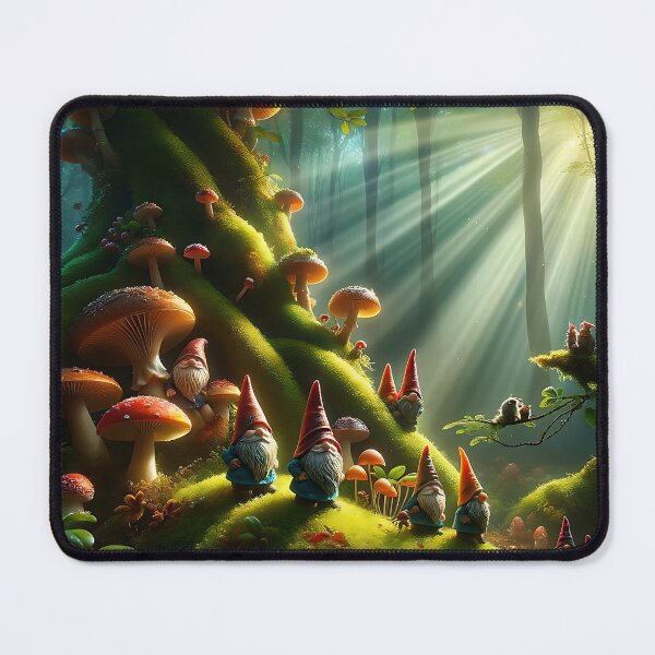 Item preview, Gnomes in the forest on a sunny day designed and sold by Golden-Teacher.