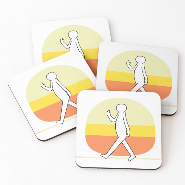 Item preview, Sunset Walking Man designed and sold by NewValenMarkets.