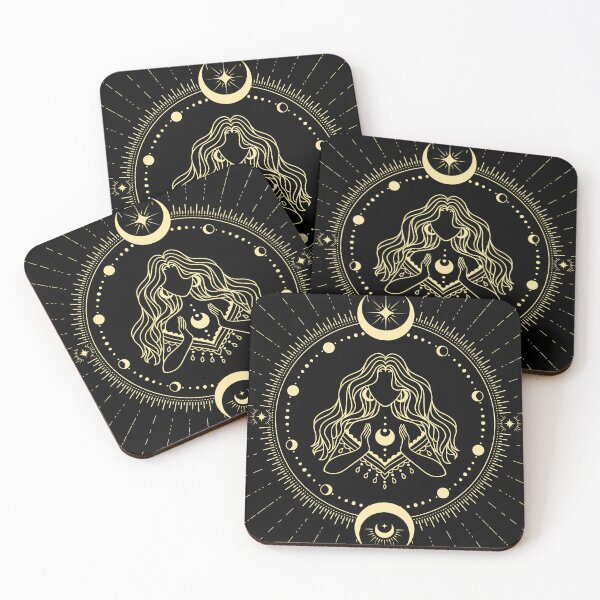 Item preview, Lunar Mother Goddess Witchy Symbol designed and sold by HecatesDelights.