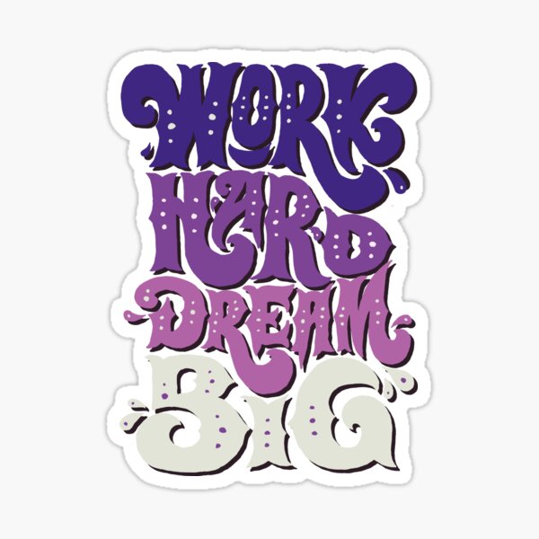 Item preview, Work Hard Dream Big!!! designed and sold by Anass Moussaif.