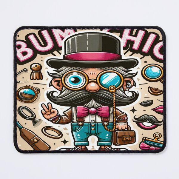 Item preview, Eccentric Gentleman with Retro Accessories designed and sold by Lyavalio.