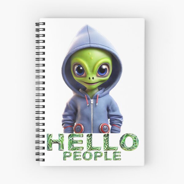 Item preview, Cute alien says hello designed and sold by UFOFashionista.