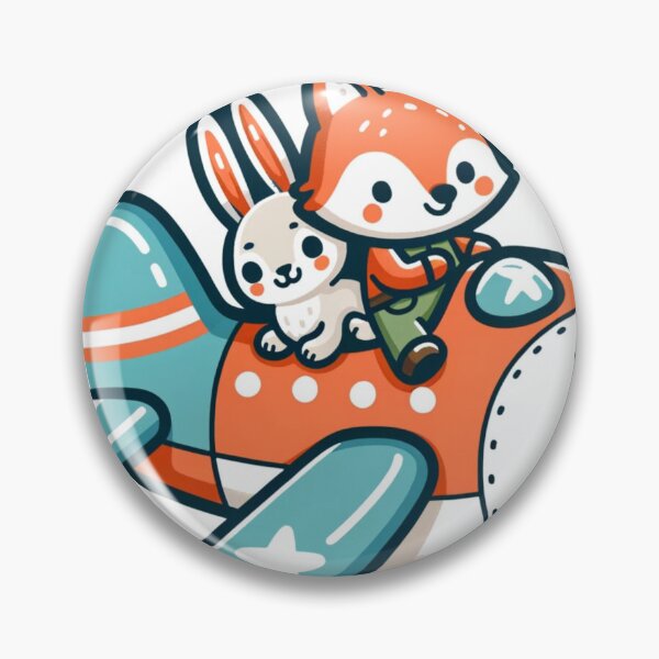 Item preview, Fox & Bunny's High-Flying Adventure designed and sold by mymagicstoreus.