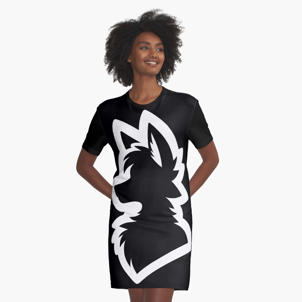 Item preview, Graphic T-Shirt Dress designed and sold by BlueBullBazaar.