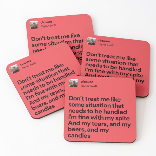Item preview, taylor swift closure lyrics designed and sold by surehan.